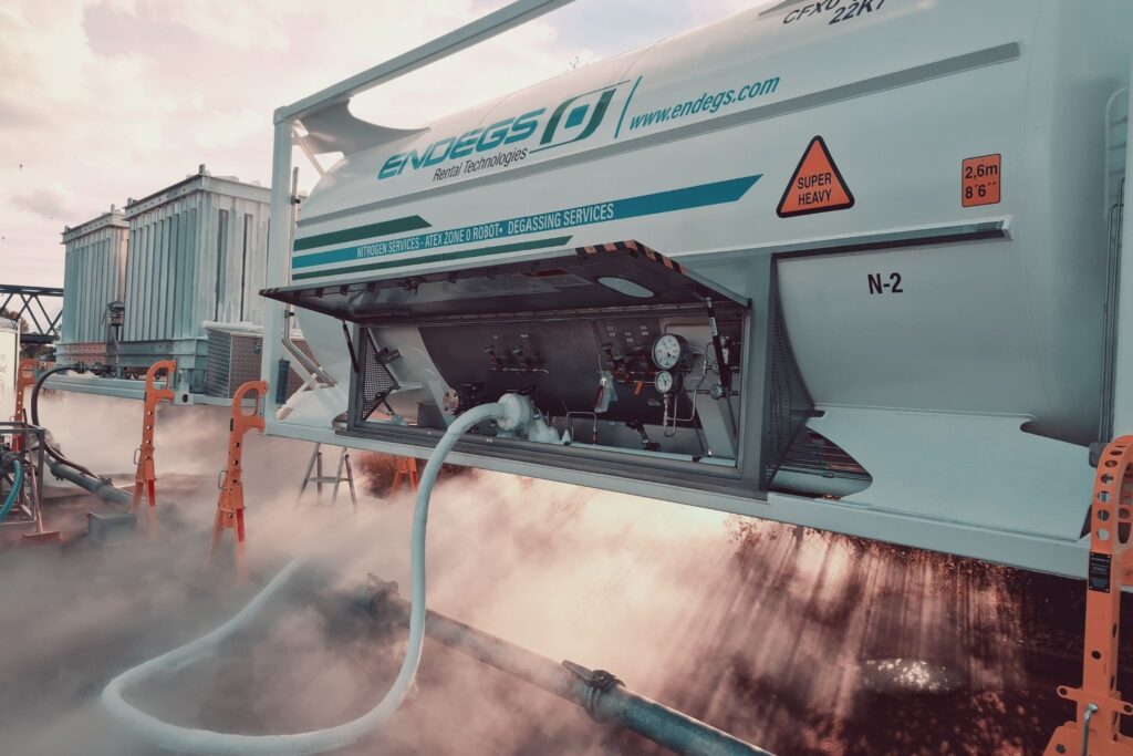 Mobiler Stickstoff-Verdampfer