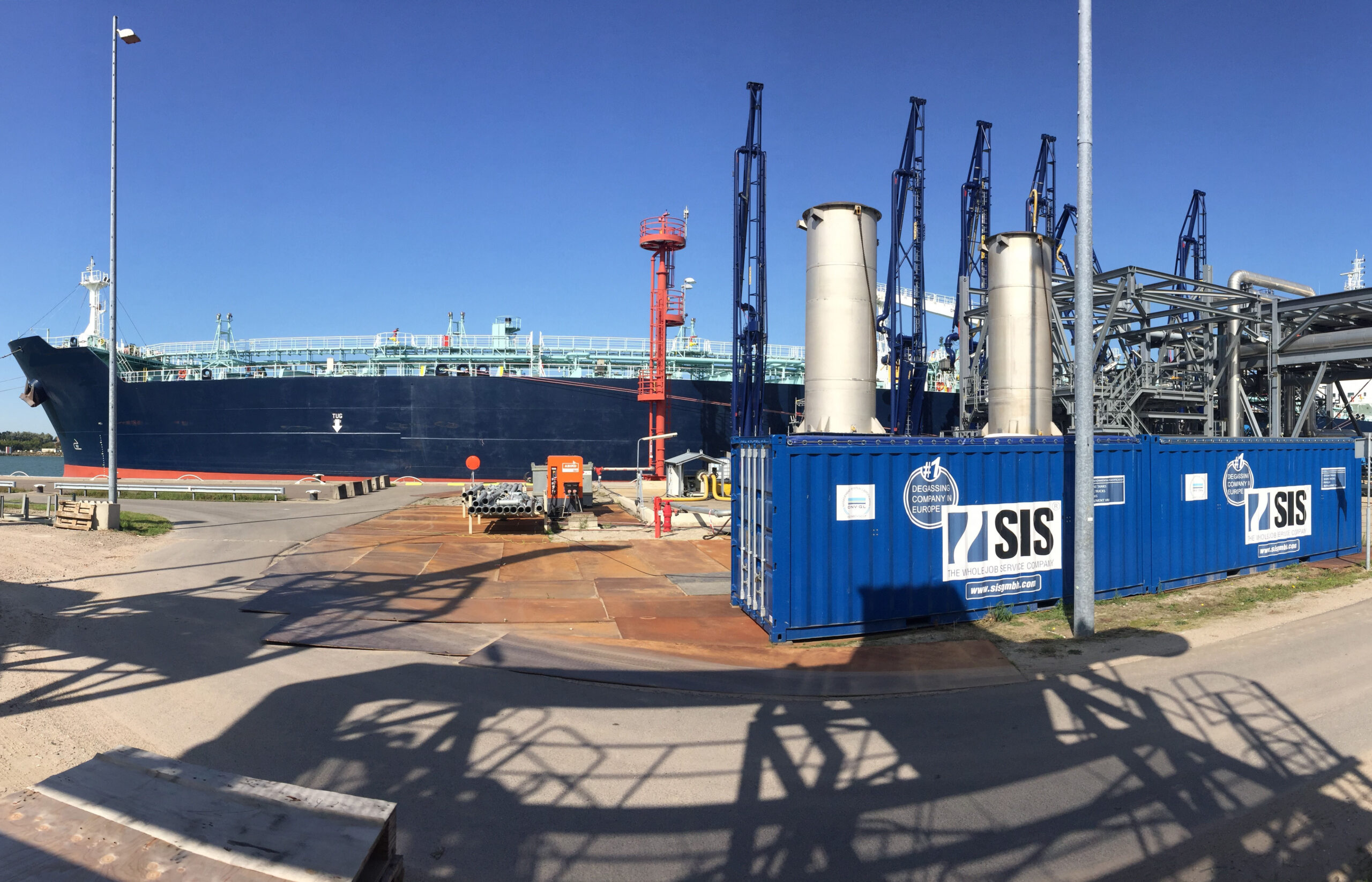 Entgasung Schiff