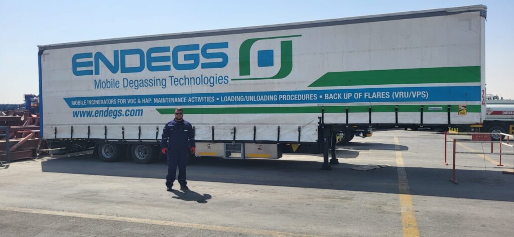 Ankunft mobile Brennkammer in Saudi-Arabien